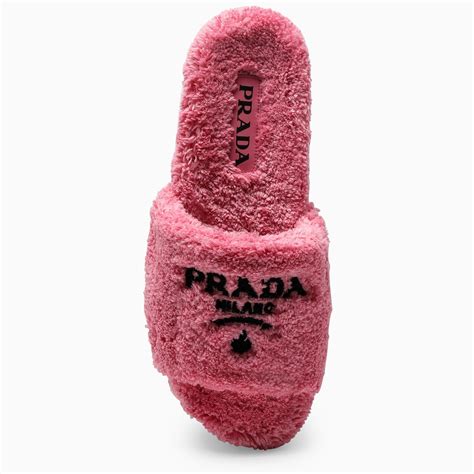 prada pink slippers|designer prada slippers women.